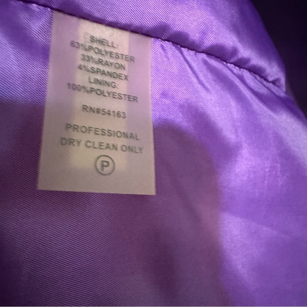 Calvin Klein Purple Sleeveless Sheath Dress - Picture 5 of 6